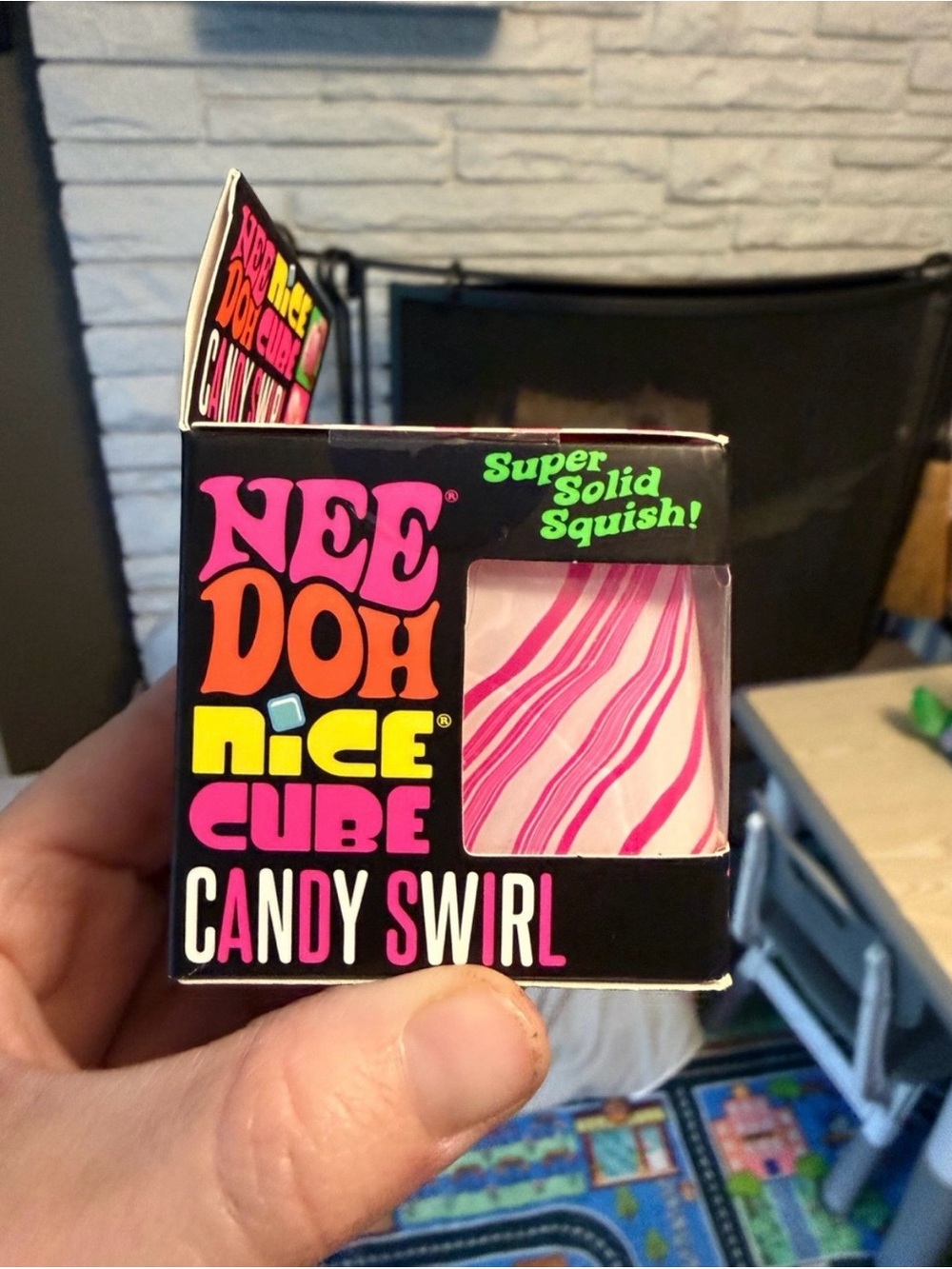Needoh Candy Cane Swirl Nice Cube 100% Authentic NEW RARE